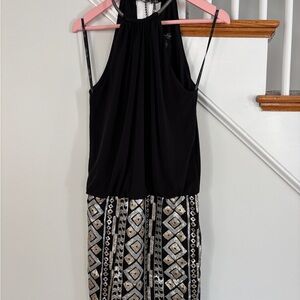 Jessica Simpson Black Halter Dress
